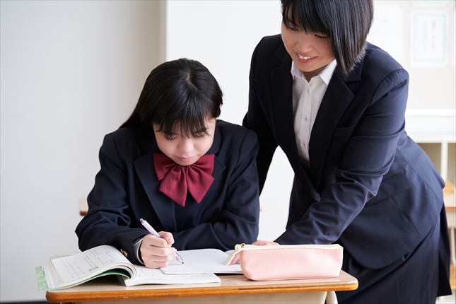 まるがく個別指導の様子