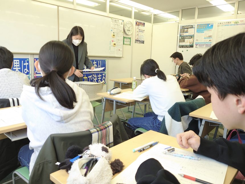 模試の風景